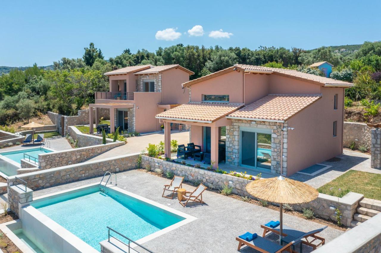 31 Blue Ionian Villas Apolpaina Exterior foto