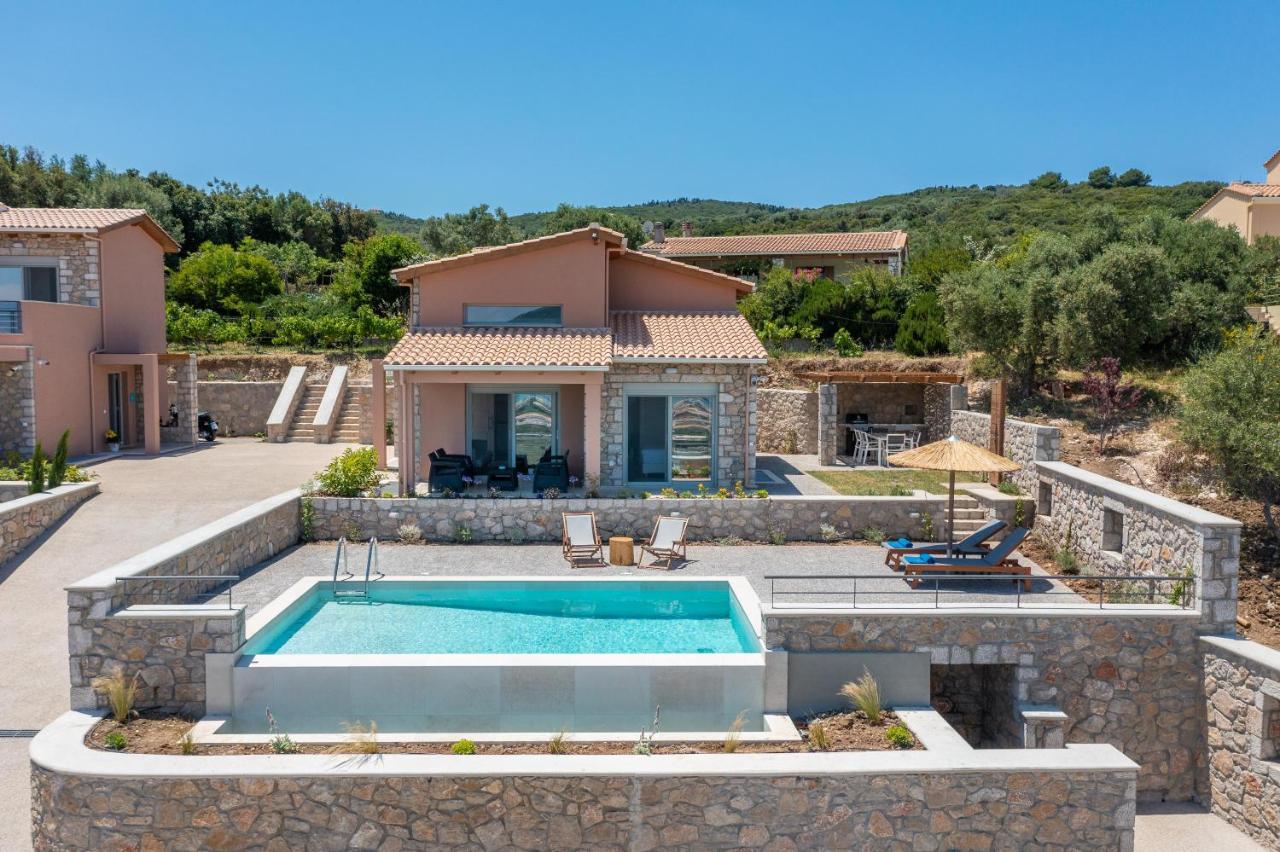 31 Blue Ionian Villas Apolpaina Exterior foto